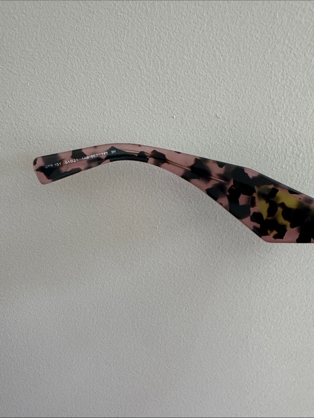 Prada Black Square Frame Sunglasses with Tortoiseshell Arms - Picture 6 of 6